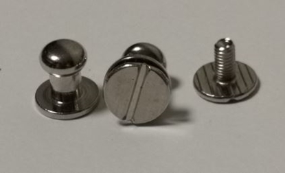 Изображение Кнопка кобурная (никель) - 6,7 мм